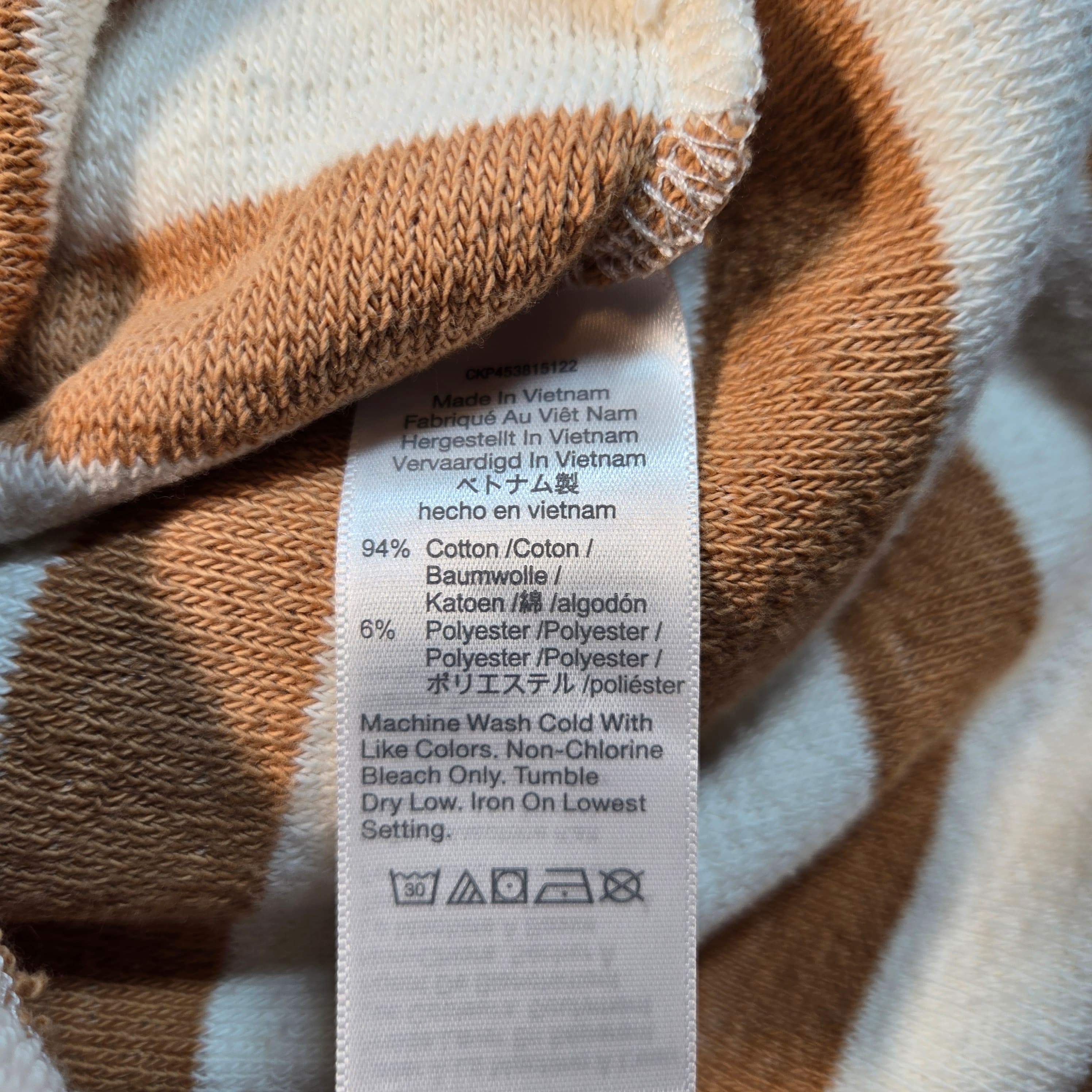 Madewell MWL Striped Terry Hoodie XS - Thumbnail 2