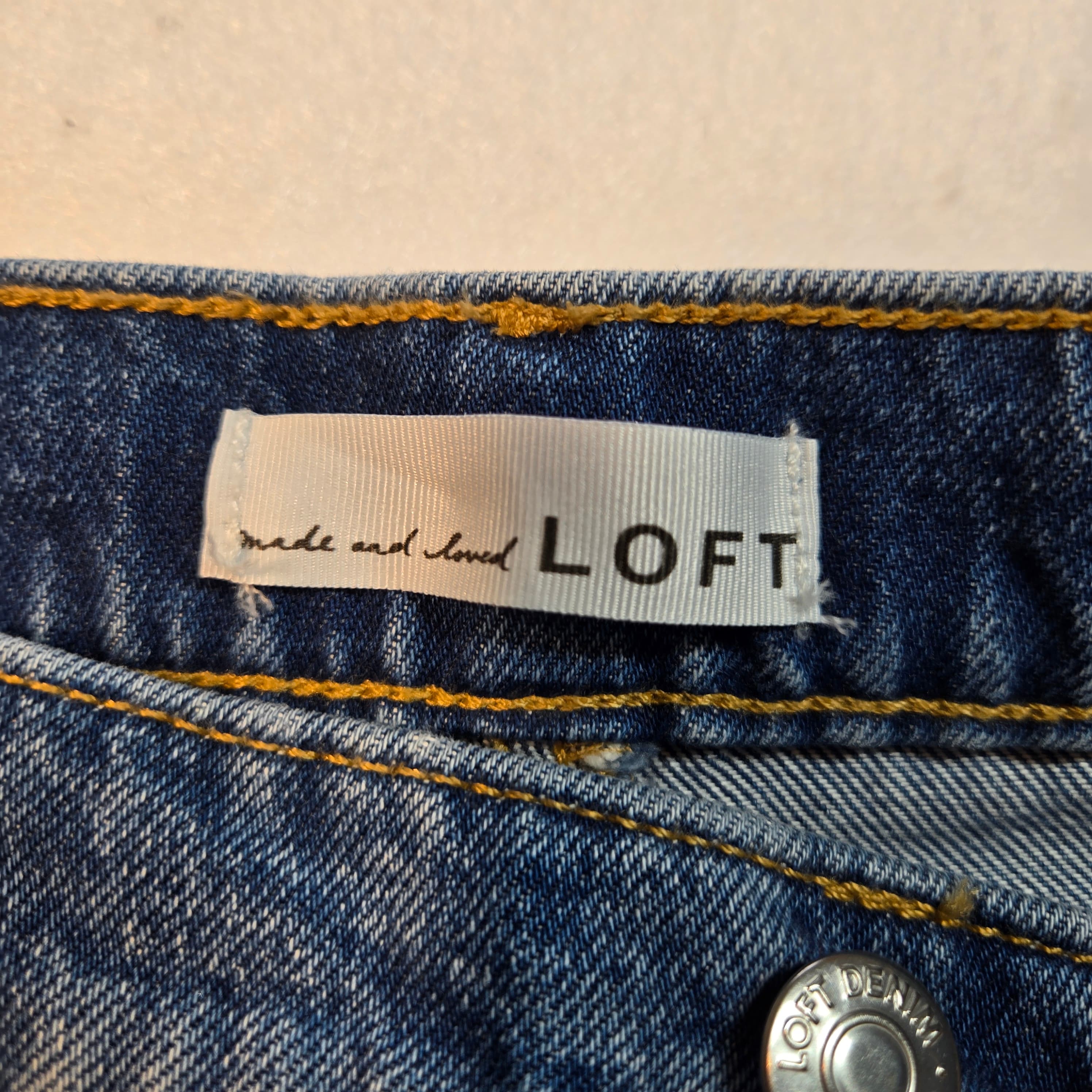 LOFT Women's Denim Jeans Size 2P - Thumbnail 4