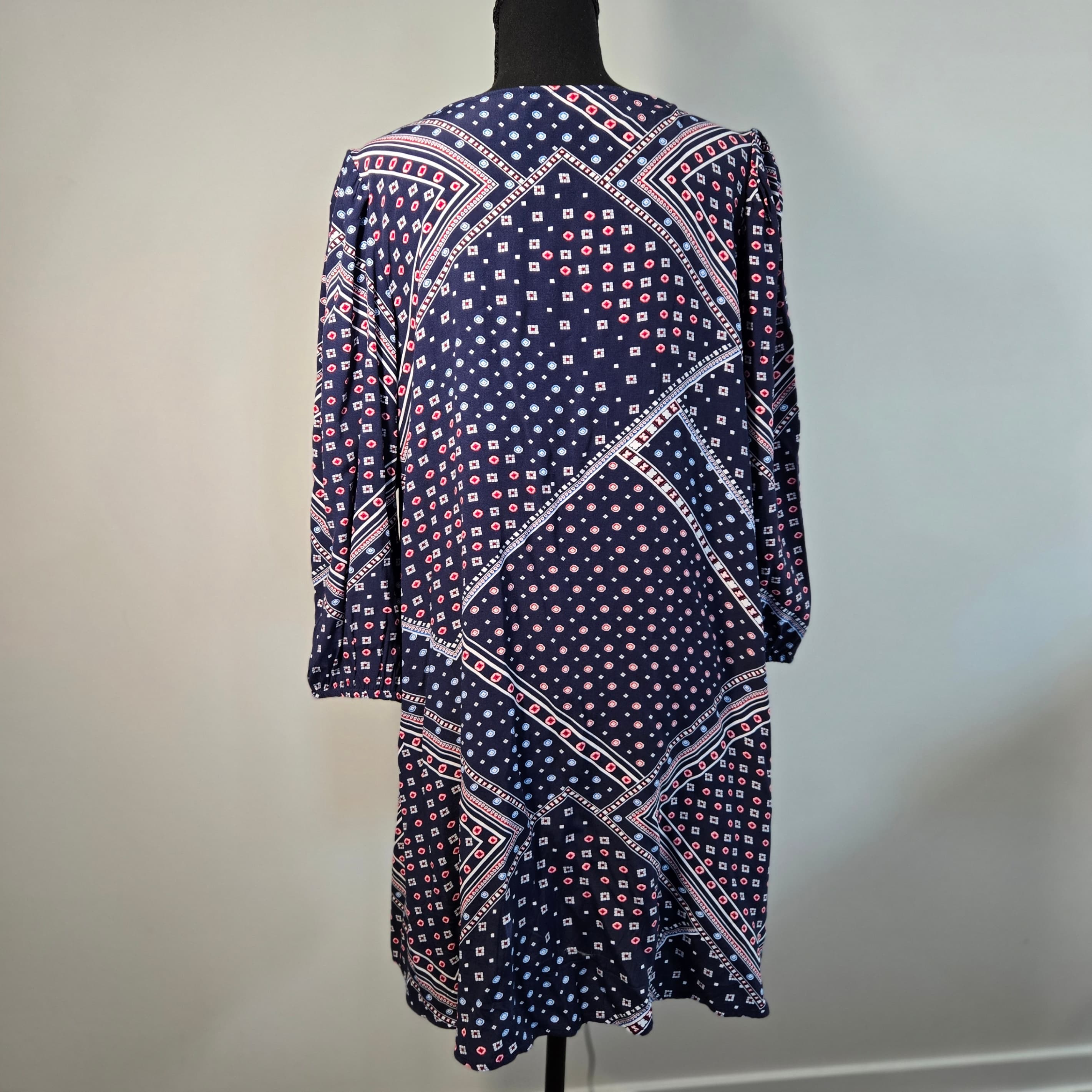 LOFT Women's Patterned Top Size L Boho - Thumbnail 9