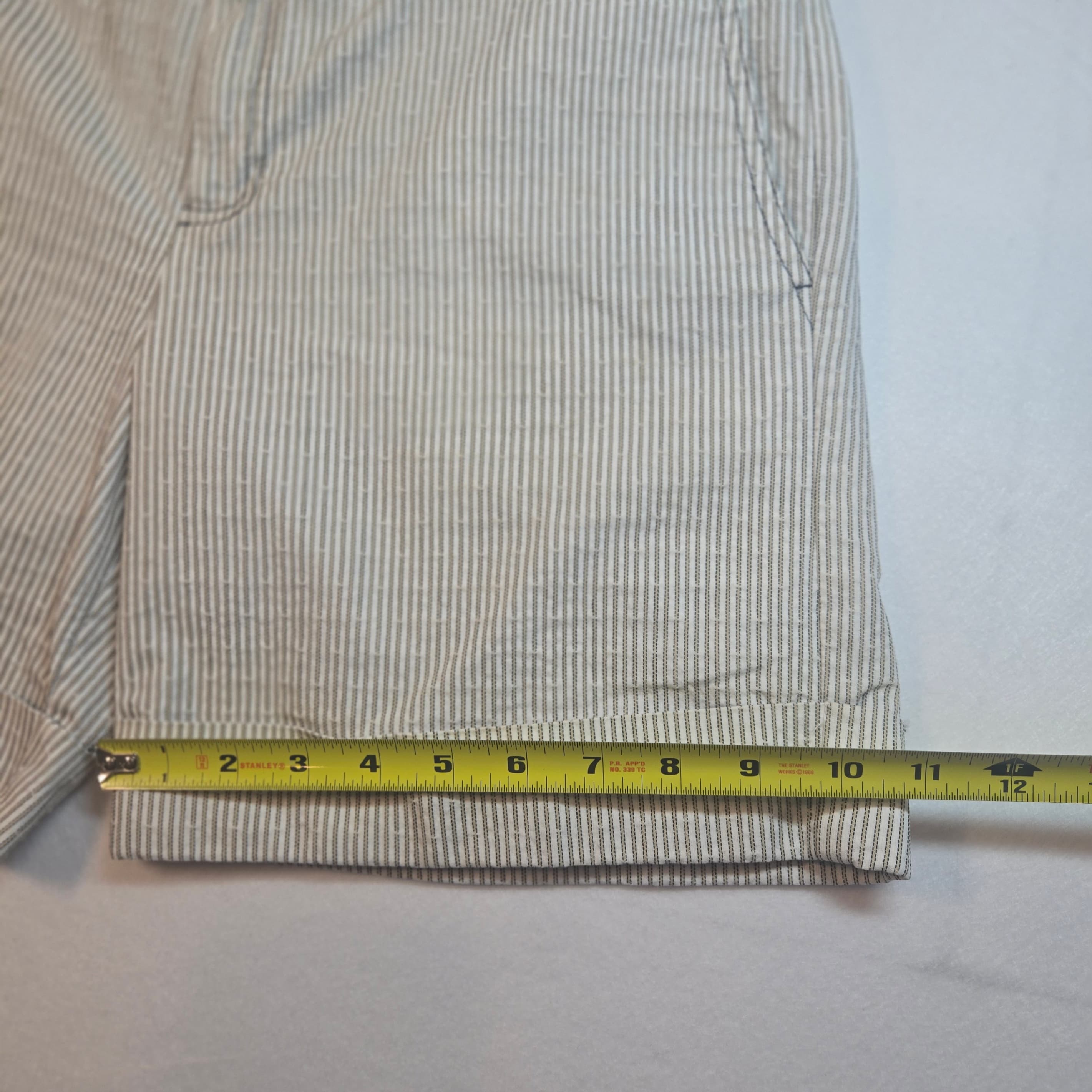 Striped Cotton Summer shorts Size 4 - Thumbnail 9