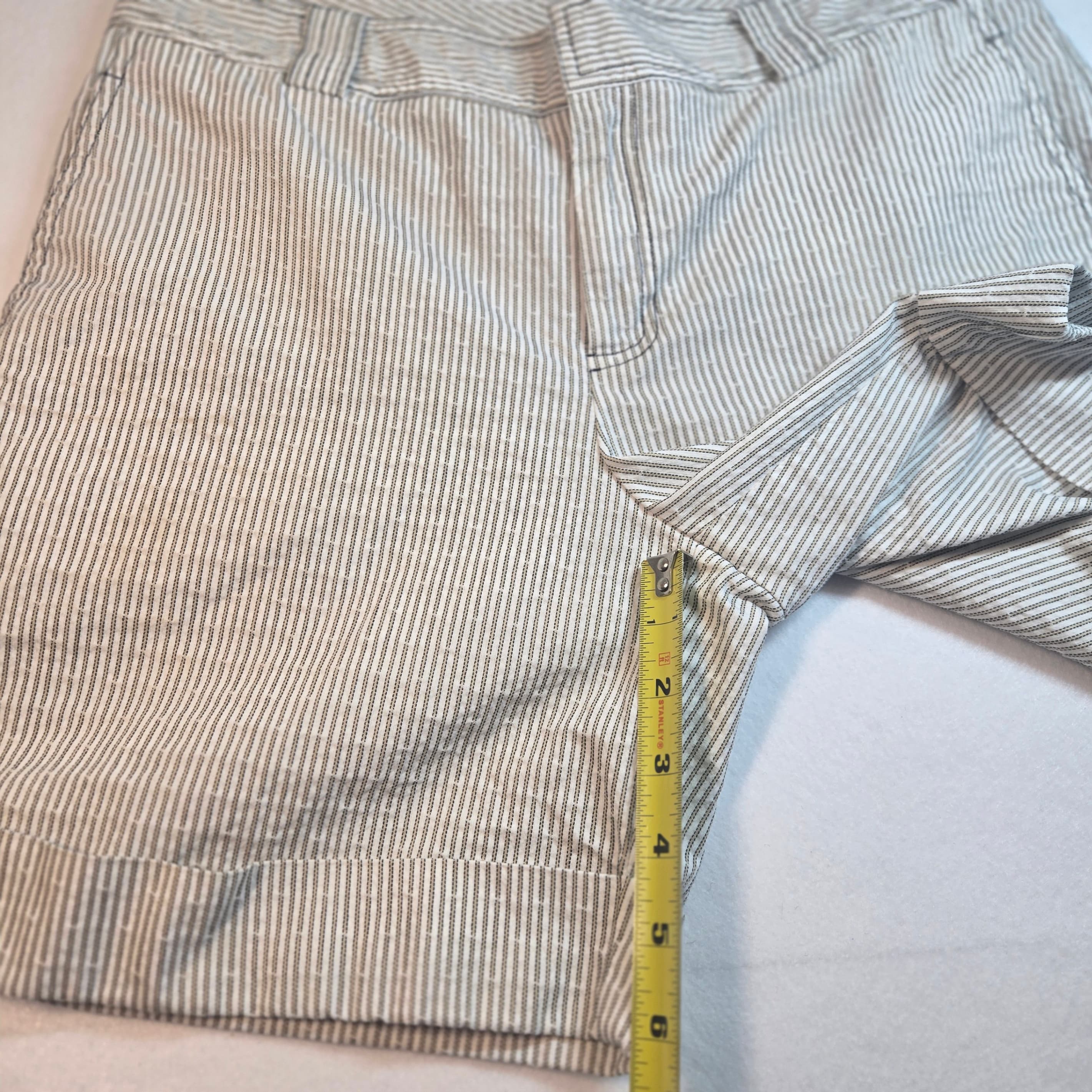 Striped Cotton Summer shorts Size 4 - Thumbnail 6
