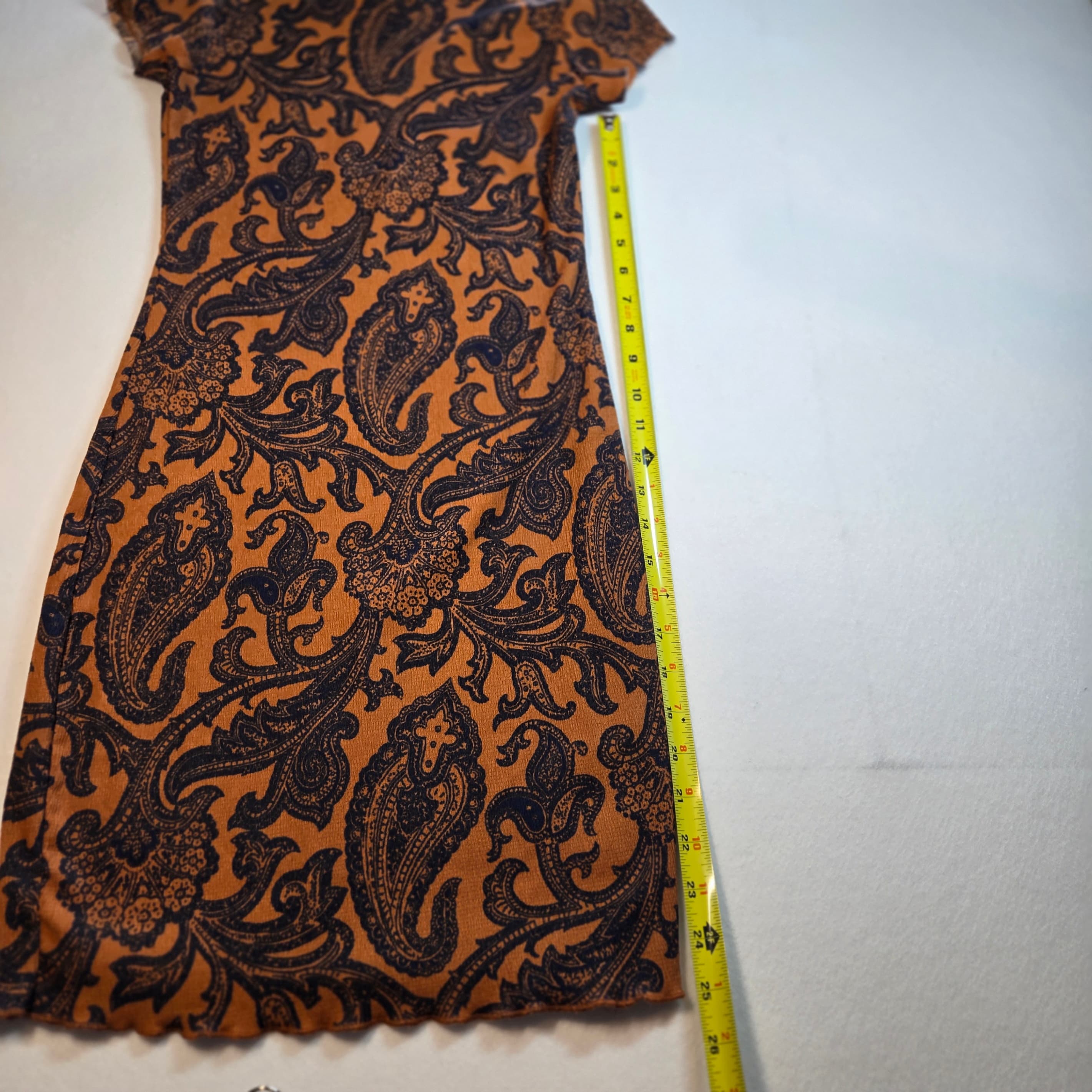 Urban Outfitters Paisley Print Dress S - Thumbnail 7