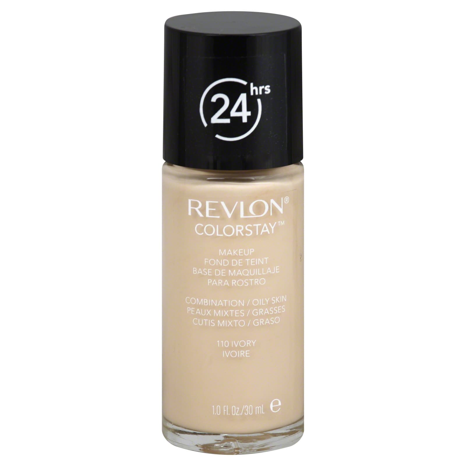 Revlon ColorStay Liquid Foundation Makeup  Matte Finish  Combination/Oily Skin  SPF 15  110 Ivory  1 Fl Oz - Thumbnail 4