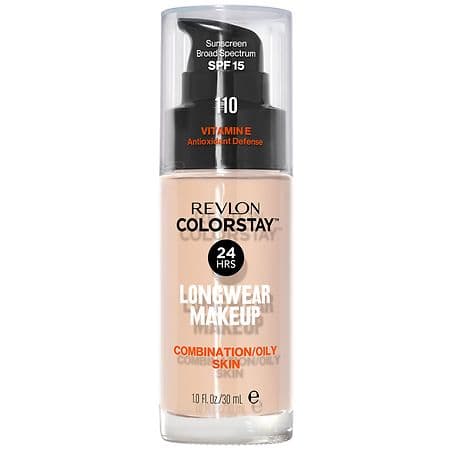 Revlon ColorStay Liquid Foundation Makeup  Matte Finish  Combination/Oily Skin  SPF 15  110 Ivory  1 Fl Oz - Thumbnail 2