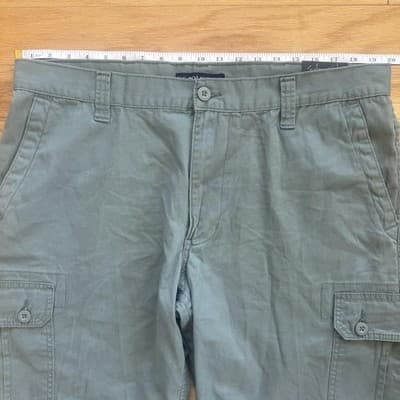 U.S. Polo Assn. Cargo Shorts Cotton Canvas Casual Summer Green 11 Inseam Mens 38 - Thumbnail 20