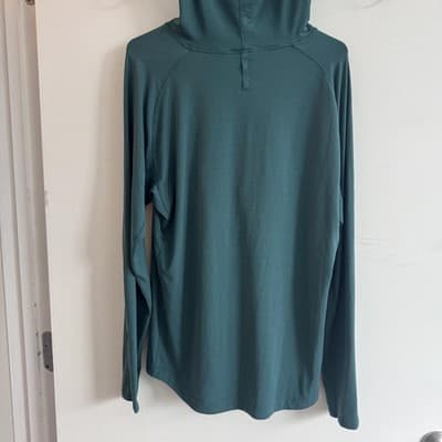 Lululemon Drysense Training Hoodie Pullover Athletic Forest Green Mens L LM3CPJS - Thumbnail 3