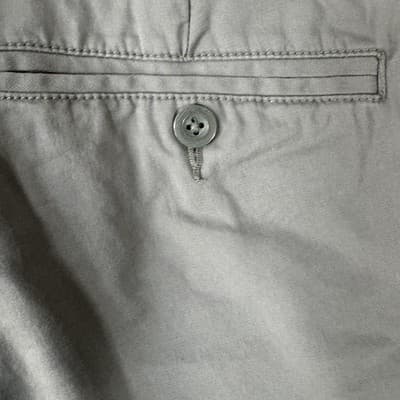 Vineyard Vines Chilmark Pants Flat Front Stretch Chino Gray Mens 34x34 - Thumbnail 10