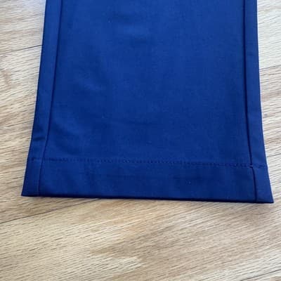 Fabletics Pants Slim Tapered Performance Zip Pocket Blue Deep Navy Mens 38x32 - Thumbnail 10