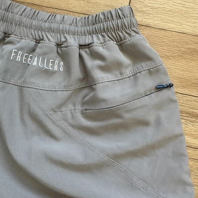 Freeballers Meripex Apparel Shorts Elastic Lined Athletic Beige 7 Inseam Mens XL - Thumbnail 10