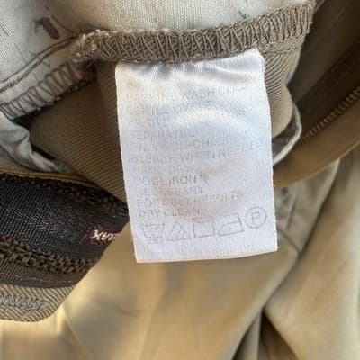 Tommy Bahama Shorts Pleated Chino Beige 100% Silk Casual 10 Inseam Mens 36 - Thumbnail 11
