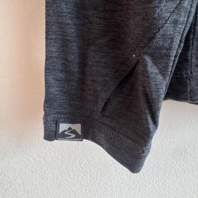 Storm Creek Pacesetter Sueded Jersey Shirt 1/4 Zip Performance Gray Womens S - Thumbnail 4