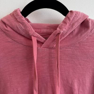 Vineyard Vines Island Hoodie Lightweight Pullover Cotton Pink Mens S 1K002640 - Thumbnail 4