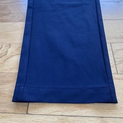 Fabletics Pants Slim Tapered Performance Zip Pocket Blue Deep Navy Mens 38x32 - Thumbnail 11