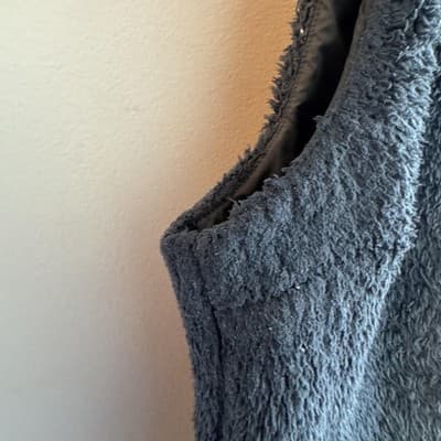 Patagonia Los Gatos Sherpa Fleece Vest High Pile Full Zip Navy Blue Womens L - Thumbnail 17