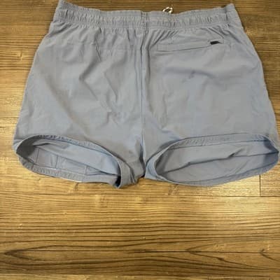 Rhone Fletcher Swim Trunks Waist Drawstring Back Pocket Striped Blue Men's XL - Thumbnail 6