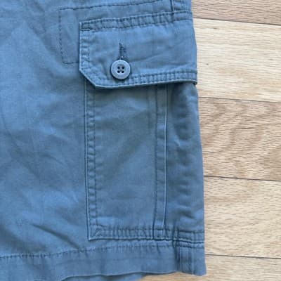 U.S. Polo Assn. Cargo Shorts Cotton Canvas Casual Summer Green 11 Inseam Mens 38 - Thumbnail 6