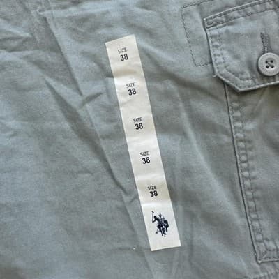 U.S. Polo Assn. Cargo Shorts Cotton Canvas Casual Summer Green 11 Inseam Mens 38 - Thumbnail 16