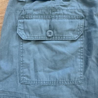 U.S. Polo Assn. Cargo Shorts Cotton Canvas Casual Summer Green 11 Inseam Mens 38 - Thumbnail 14