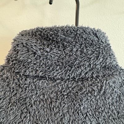 Patagonia Los Gatos Sherpa Fleece Vest High Pile Full Zip Navy Blue Womens L - Thumbnail 3