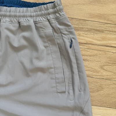 Freeballers Meripex Apparel Shorts Elastic Lined Athletic Beige 7 Inseam Mens XL - Thumbnail 4