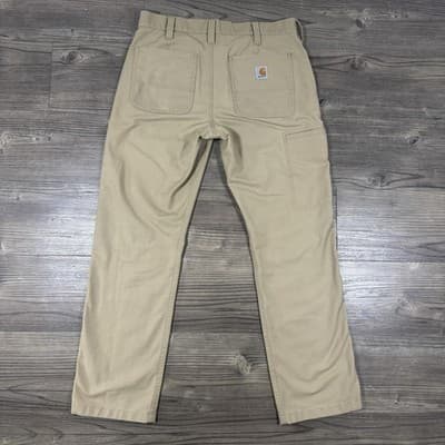 Carhartt Trousers Rugged Professional Series Rugged Flex Dark Khaki Mens 32x30 - Thumbnail 2