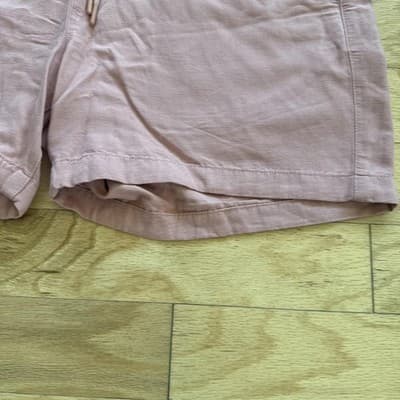 Abercrombie & Fitch Chino Shorts Pink Elastic Waist Casual 6 Inseam Mens XL - Thumbnail 9