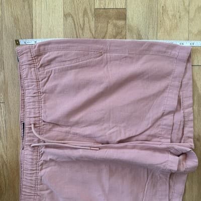 Abercrombie & Fitch Chino Shorts Pink Elastic Waist Casual 6 Inseam Mens XL - Thumbnail 16