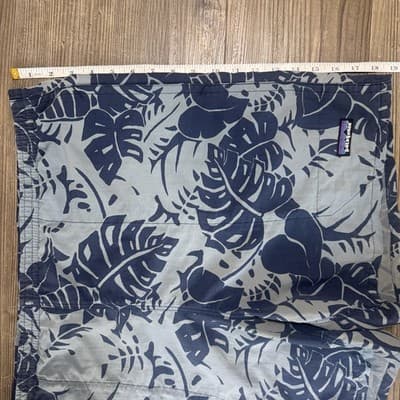 Patagonia Baggies Swim Trunks Bayside Blue Hawaiian Floral Lined Men's 50092SP17 - Thumbnail 11