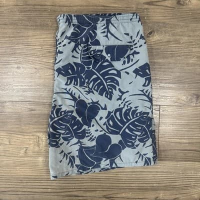 Patagonia Baggies Swim Trunks Bayside Blue Hawaiian Floral Lined Men's 50092SP17 - Thumbnail 8