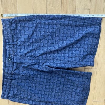 Tommy Bahama Chino Shorts Pineapple Print Stretch 10 Inseam Casual Blue Mens 36 - Thumbnail 15