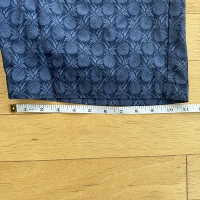 Tommy Bahama Chino Shorts Pineapple Print Stretch 10 Inseam Casual Blue Mens 36 - Thumbnail 16