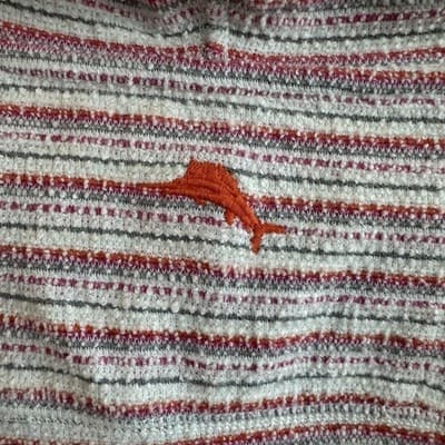 Tommy Bahama Baja Hoodie Sweatshirt Pullover Henley Multicolor Mens L - Thumbnail 5