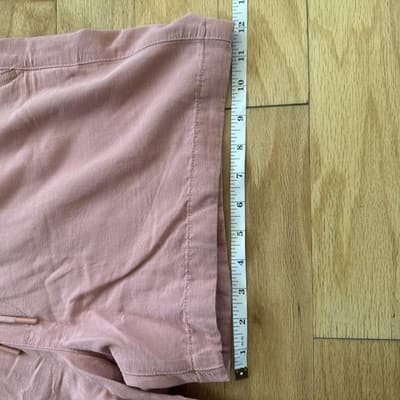 Abercrombie & Fitch Chino Shorts Pink Elastic Waist Casual 6 Inseam Mens XL - Thumbnail 17