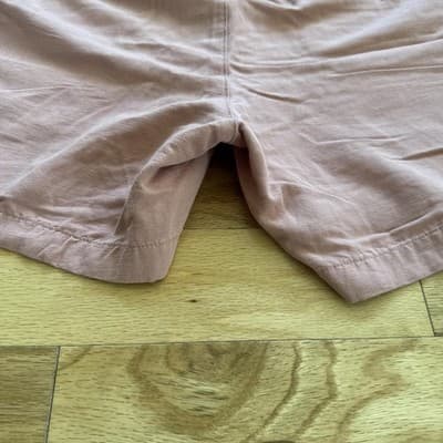 Abercrombie & Fitch Chino Shorts Pink Elastic Waist Casual 6 Inseam Mens XL - Thumbnail 14