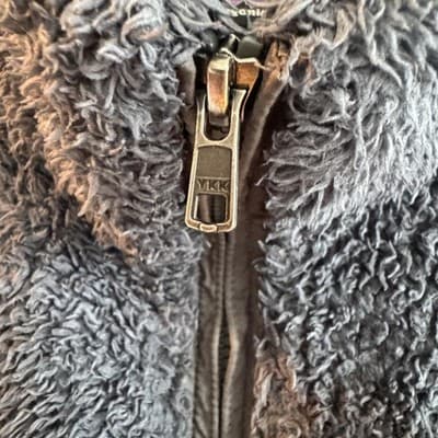 Patagonia Los Gatos Sherpa Fleece Vest High Pile Full Zip Navy Blue Womens L - Thumbnail 6