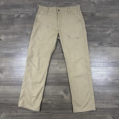 Carhartt Trousers Rugged Professional Series Rugged Flex Dark Khaki Mens 32x30