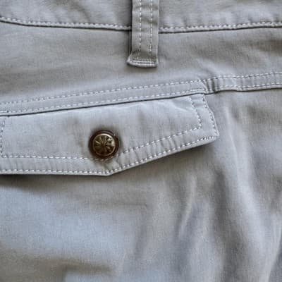 Athleta Dipper Bermuda Shorts Zipper Pockets Twill Hiking Gray 9 Inseam Womens 8 - Thumbnail 14