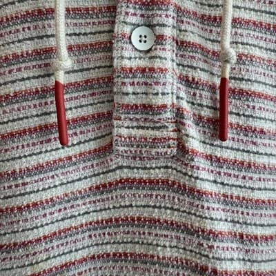 Tommy Bahama Baja Hoodie Sweatshirt Pullover Henley Multicolor Mens L - Thumbnail 12