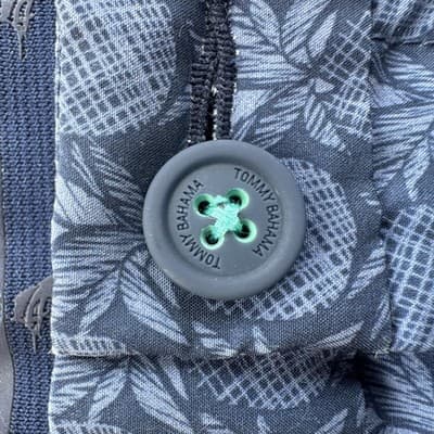 Tommy Bahama Chino Shorts Pineapple Print Stretch 10 Inseam Casual Blue Mens 36 - Thumbnail 5