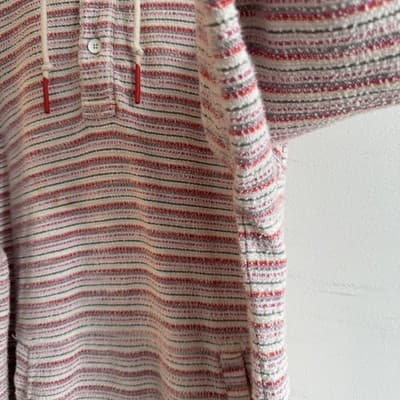 Tommy Bahama Baja Hoodie Sweatshirt Pullover Henley Multicolor Mens L - Thumbnail 17