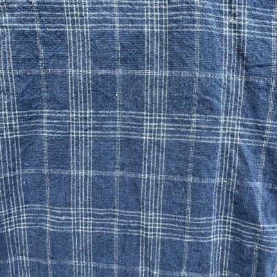 Tommy Bahama Chino Shorts Plaid Linen Cotton Casual Blue 10 Inseam Mens 33 - Thumbnail 4