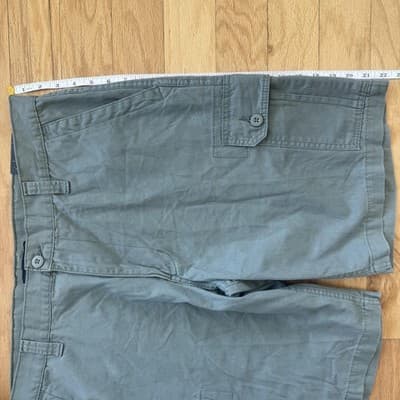 U.S. Polo Assn. Cargo Shorts Cotton Canvas Casual Summer Green 11 Inseam Mens 38 - Thumbnail 21