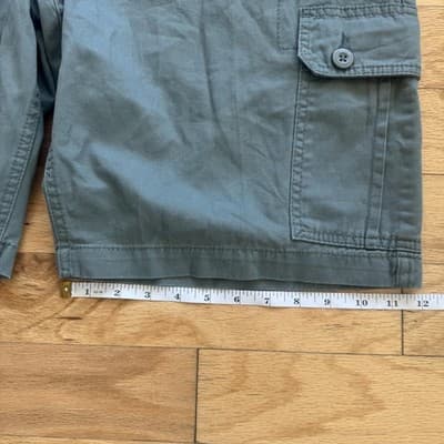 U.S. Polo Assn. Cargo Shorts Cotton Canvas Casual Summer Green 11 Inseam Mens 38 - Thumbnail 22