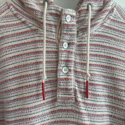 Tommy Bahama Baja Hoodie Sweatshirt Pullover Henley Multicolor Mens L - Thumbnail 11