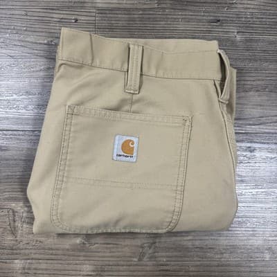 Carhartt Trousers Rugged Professional Series Rugged Flex Dark Khaki Mens 32x30 - Thumbnail 24