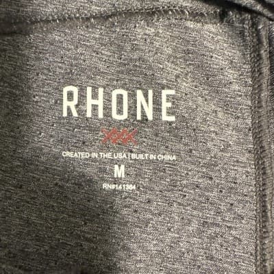 Rhone Mako Perforated Unlined Athletic Shorts Performance Gray Men's M 100007 - Thumbnail 8