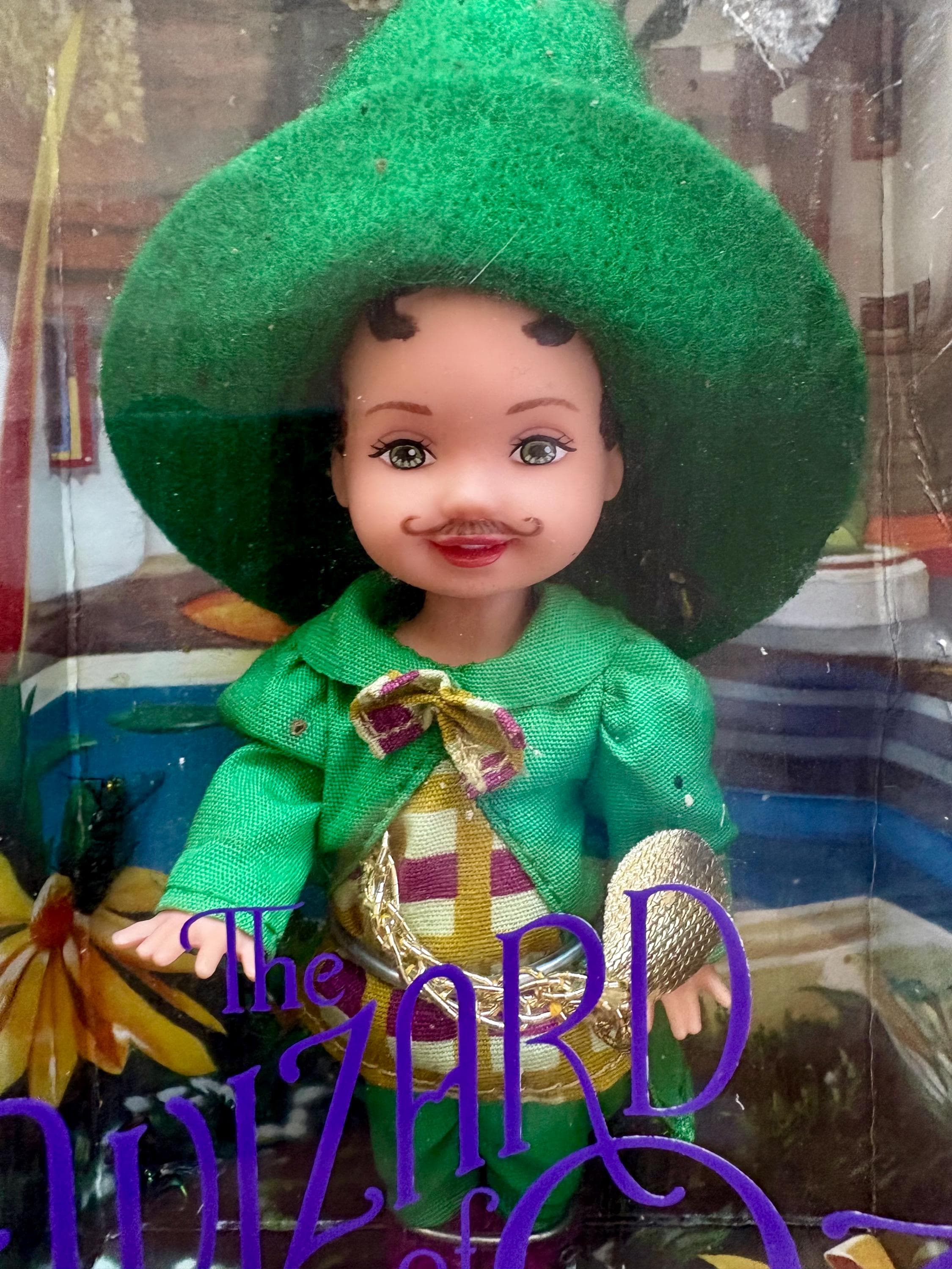 Mattel Wizard of Oz Kelly and Tommy Munchkin Dolls~ Lollipop, Lullaby and Mayor–Complete Set - Thumbnail 4