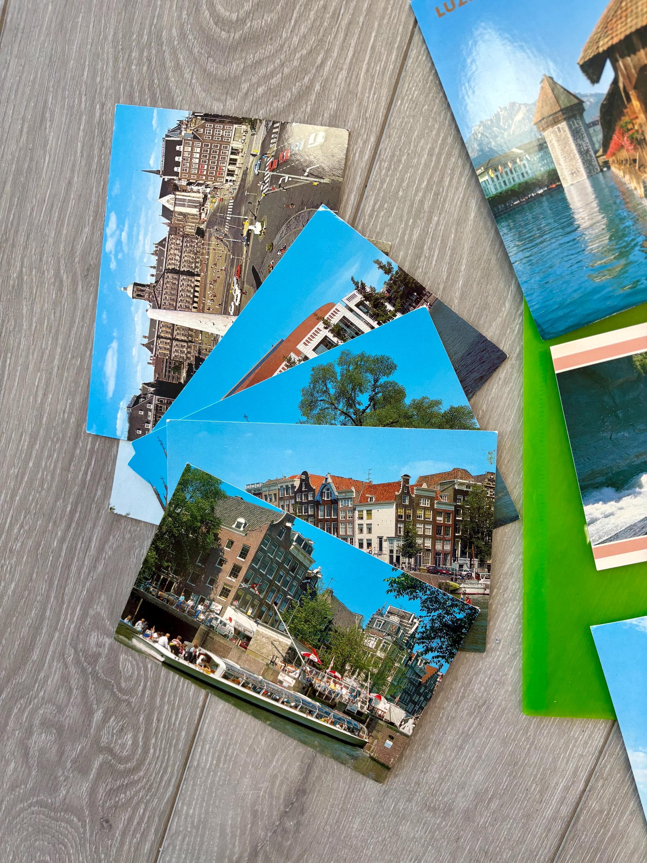 Vintage Postcards~ from Queenstown, New Zealand; Lucerne, Switzerland; Amsterdam, Netherlands~ 13 Total Postcards - Thumbnail 4
