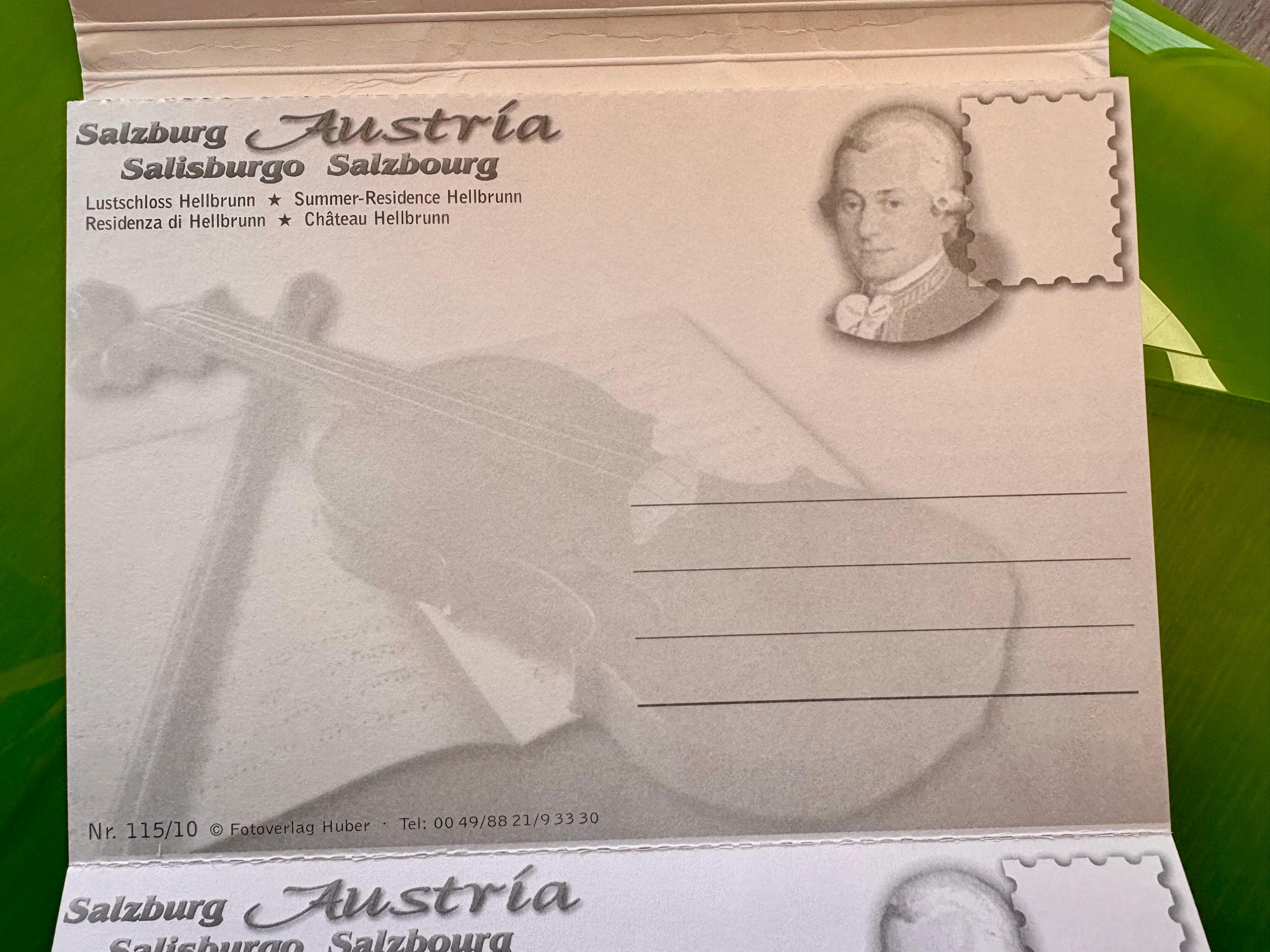 Vintage box of 12 "Super Cards" postcards featuring a panoramic view of Salzburg, Austria. Breathtaking Images! Glossy; Mint Condition - Thumbnail 8