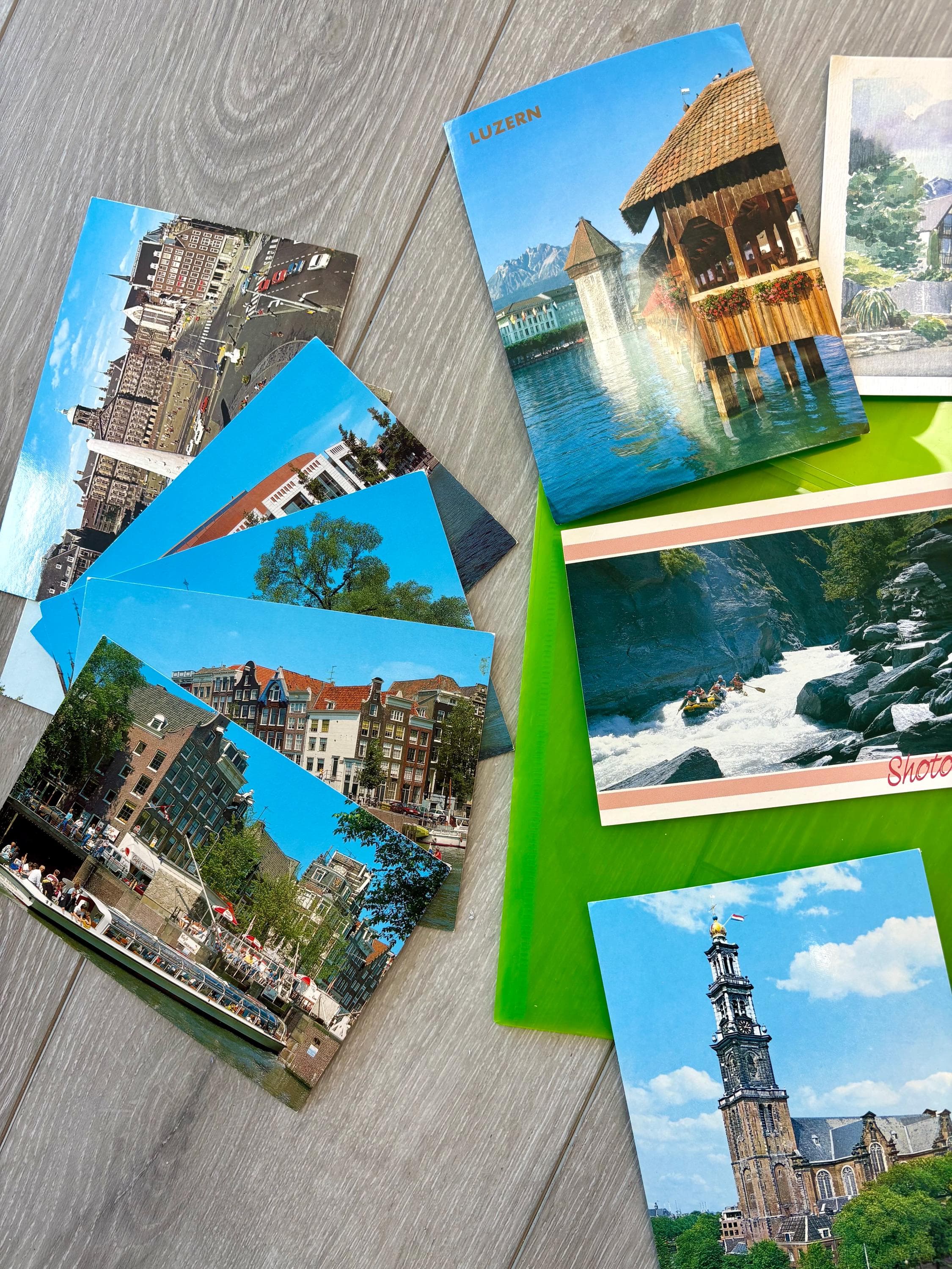 Vintage Postcards~ from Queenstown, New Zealand; Lucerne, Switzerland; Amsterdam, Netherlands~ 13 Total Postcards - Thumbnail 10